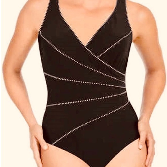 Miraclesuit swimsuit NWT chocolate brown - Picture 3 of 7
